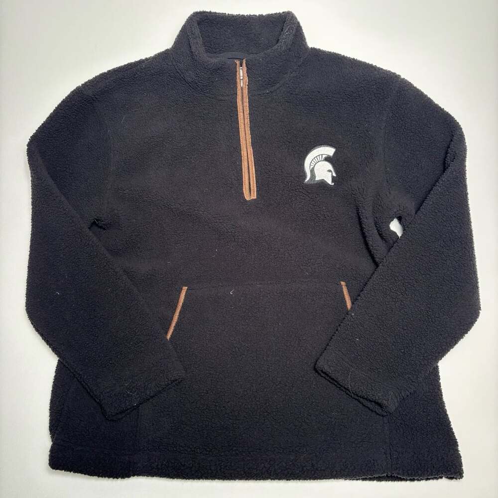 boxercraft Men's Mesium NCAA Team Logo MSU Fleece